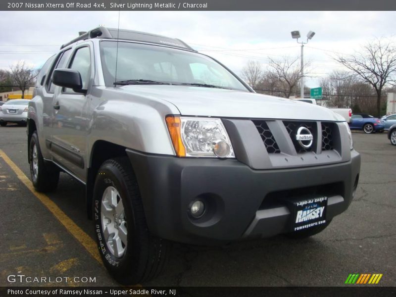 Silver Lightning Metallic / Charcoal 2007 Nissan Xterra Off Road 4x4