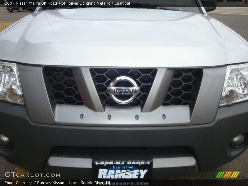 Silver Lightning Metallic / Charcoal 2007 Nissan Xterra Off Road 4x4