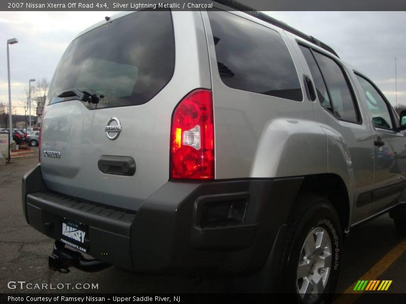 Silver Lightning Metallic / Charcoal 2007 Nissan Xterra Off Road 4x4