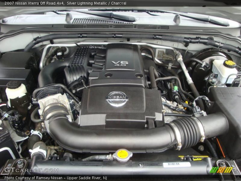 Silver Lightning Metallic / Charcoal 2007 Nissan Xterra Off Road 4x4