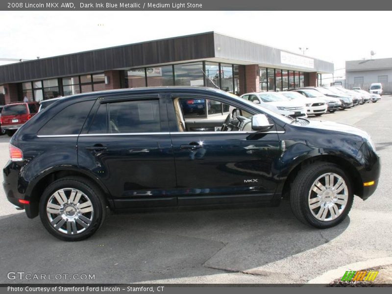 Dark Ink Blue Metallic / Medium Light Stone 2008 Lincoln MKX AWD