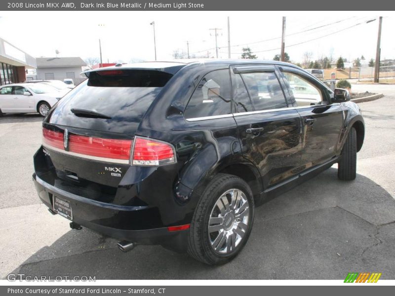 Dark Ink Blue Metallic / Medium Light Stone 2008 Lincoln MKX AWD