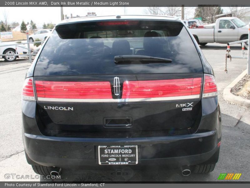 Dark Ink Blue Metallic / Medium Light Stone 2008 Lincoln MKX AWD