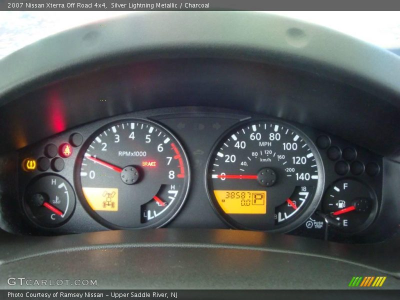 Silver Lightning Metallic / Charcoal 2007 Nissan Xterra Off Road 4x4