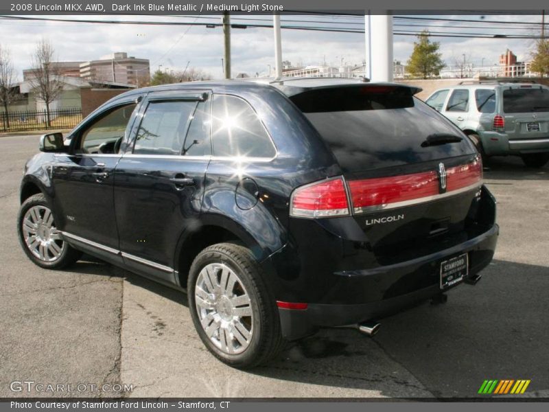 Dark Ink Blue Metallic / Medium Light Stone 2008 Lincoln MKX AWD