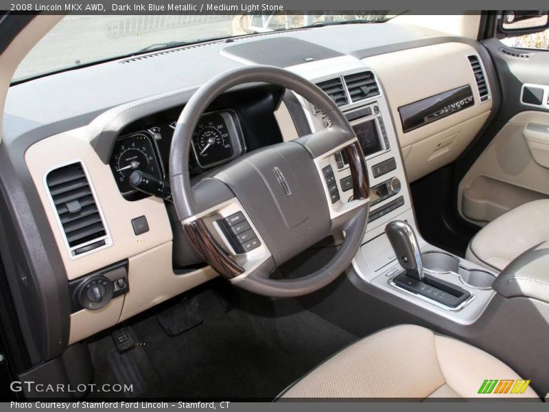 Dark Ink Blue Metallic / Medium Light Stone 2008 Lincoln MKX AWD