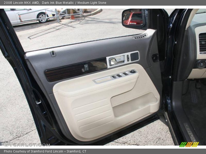 Dark Ink Blue Metallic / Medium Light Stone 2008 Lincoln MKX AWD