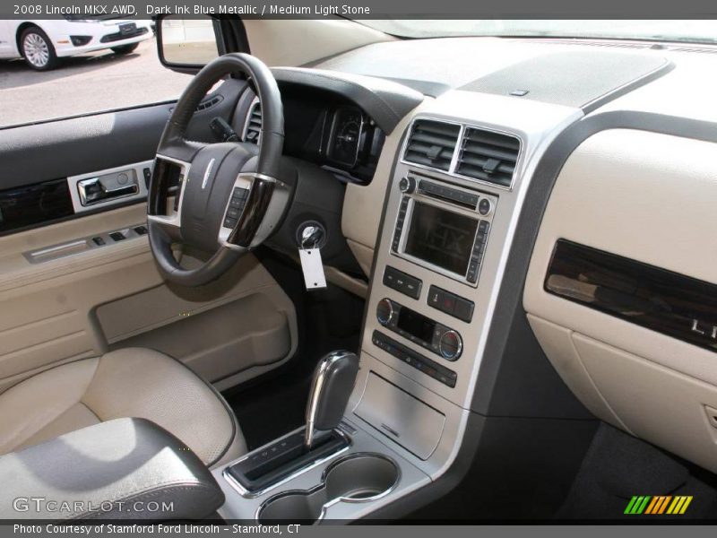 Dark Ink Blue Metallic / Medium Light Stone 2008 Lincoln MKX AWD