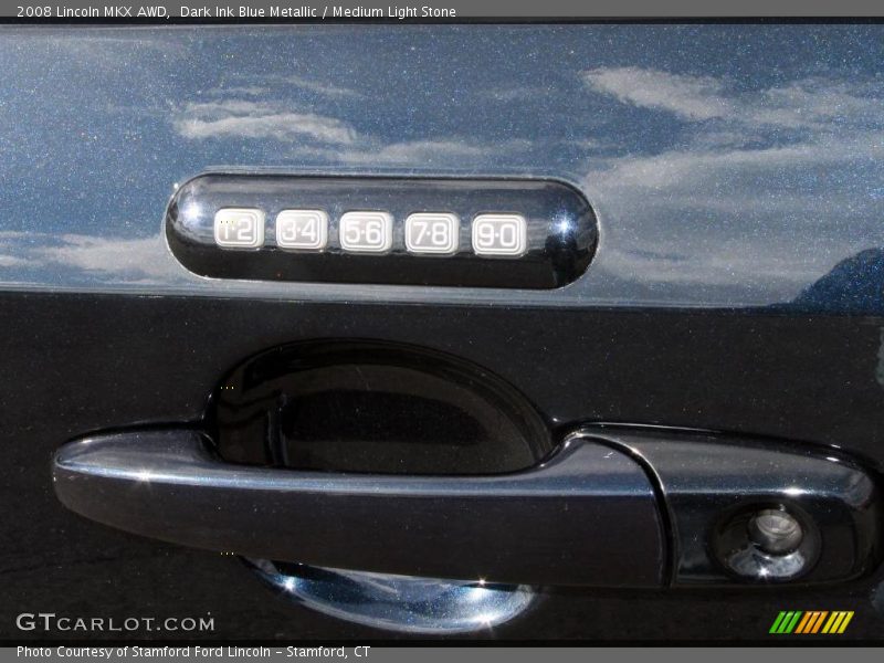 Dark Ink Blue Metallic / Medium Light Stone 2008 Lincoln MKX AWD