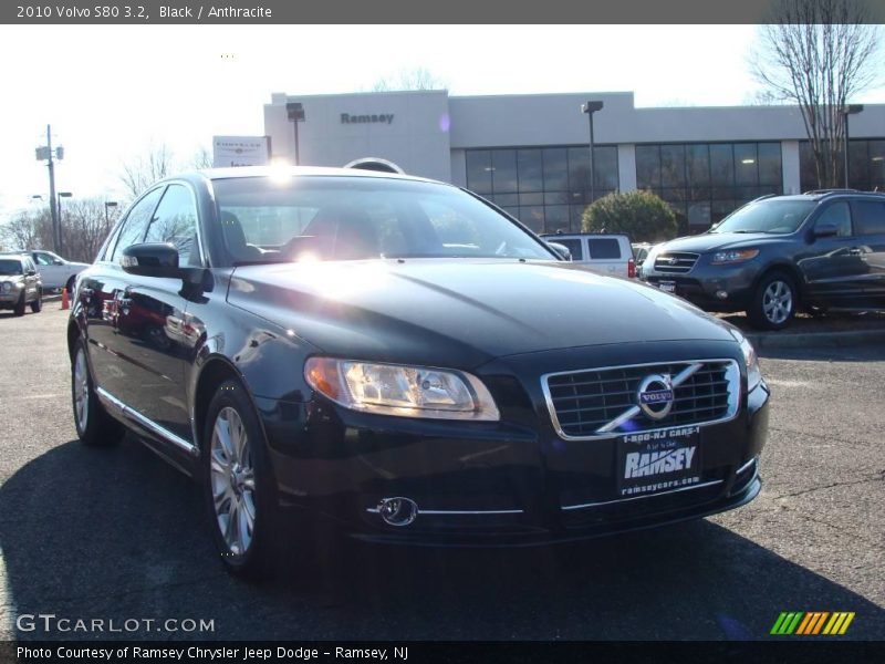 Black / Anthracite 2010 Volvo S80 3.2