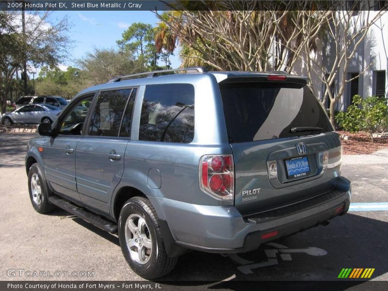 Steel Blue Metallic / Gray 2006 Honda Pilot EX