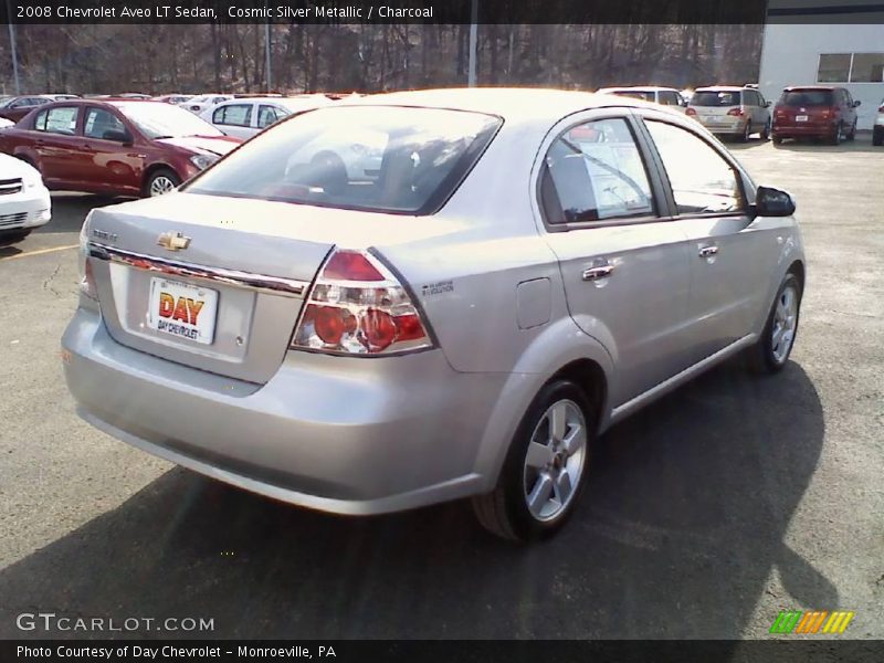 Cosmic Silver Metallic / Charcoal 2008 Chevrolet Aveo LT Sedan