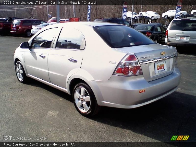 Cosmic Silver Metallic / Charcoal 2008 Chevrolet Aveo LT Sedan