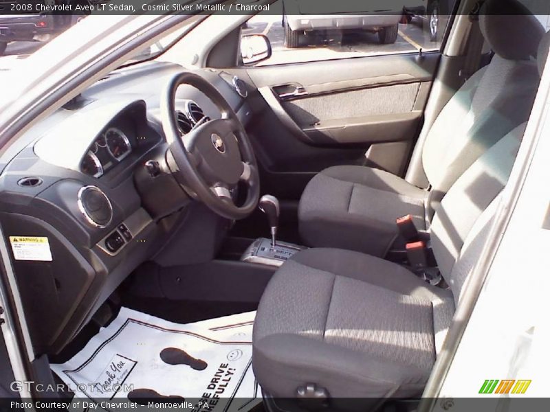Cosmic Silver Metallic / Charcoal 2008 Chevrolet Aveo LT Sedan