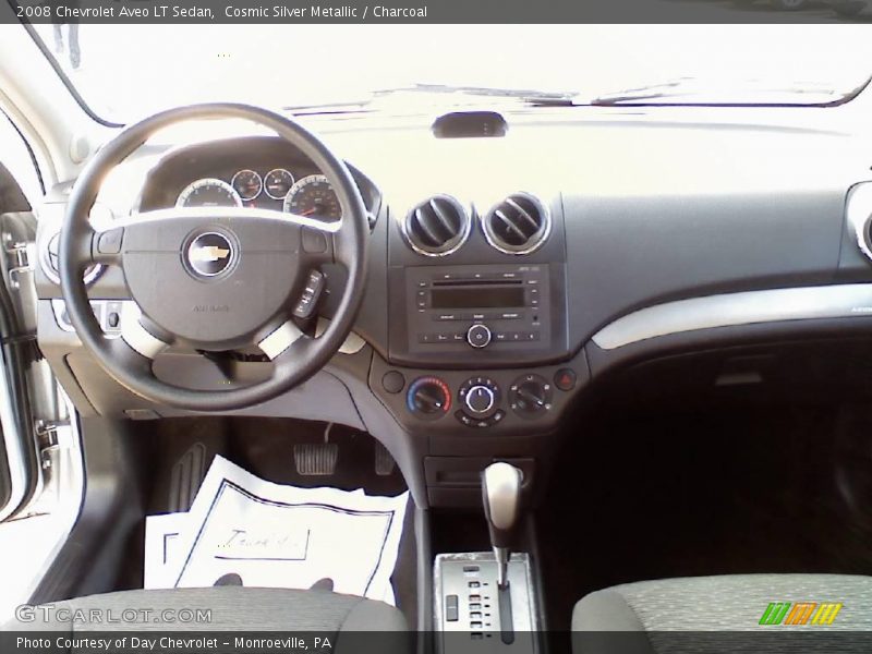 Cosmic Silver Metallic / Charcoal 2008 Chevrolet Aveo LT Sedan