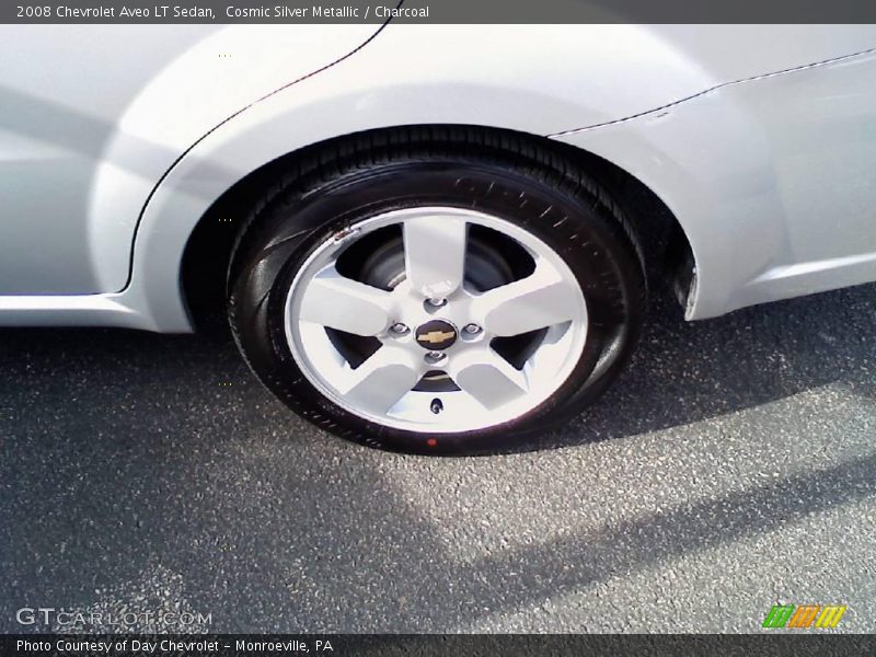 Cosmic Silver Metallic / Charcoal 2008 Chevrolet Aveo LT Sedan