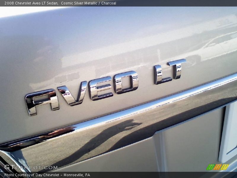 Cosmic Silver Metallic / Charcoal 2008 Chevrolet Aveo LT Sedan