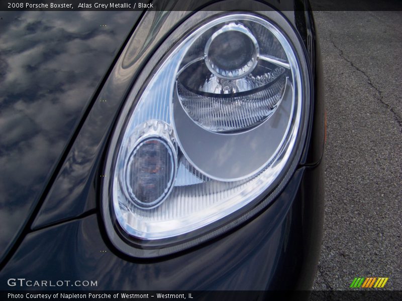 Atlas Grey Metallic / Black 2008 Porsche Boxster