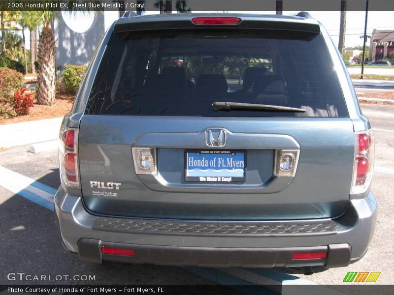 Steel Blue Metallic / Gray 2006 Honda Pilot EX