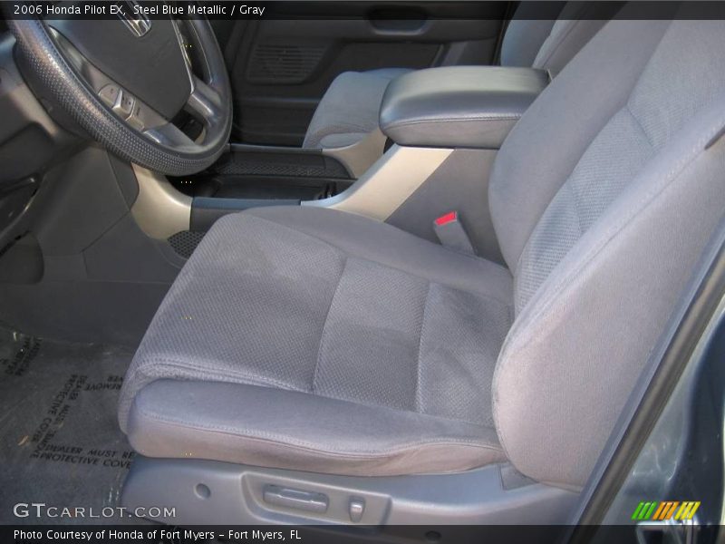 Steel Blue Metallic / Gray 2006 Honda Pilot EX