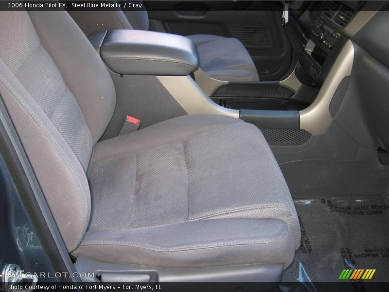 Steel Blue Metallic / Gray 2006 Honda Pilot EX