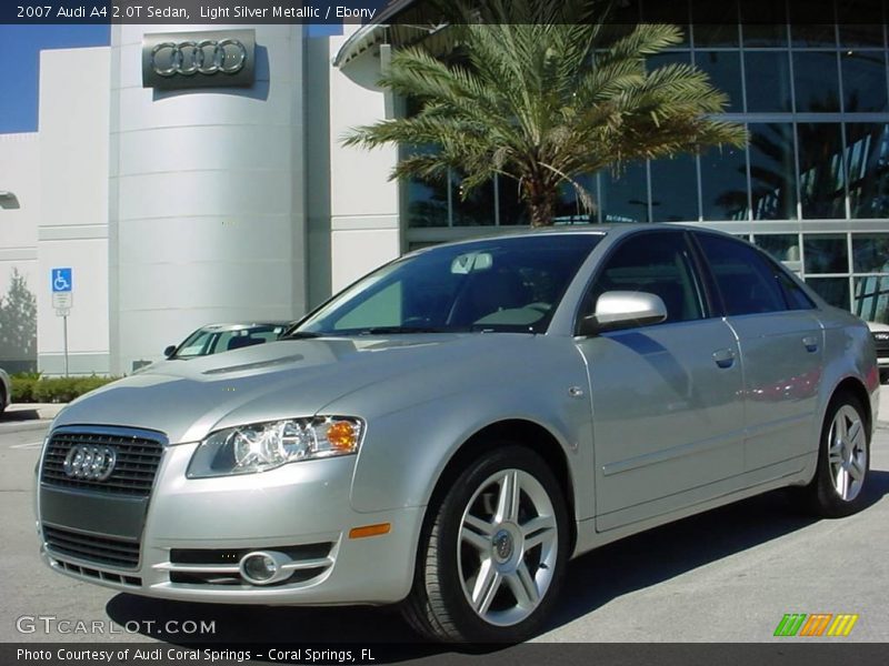 Light Silver Metallic / Ebony 2007 Audi A4 2.0T Sedan