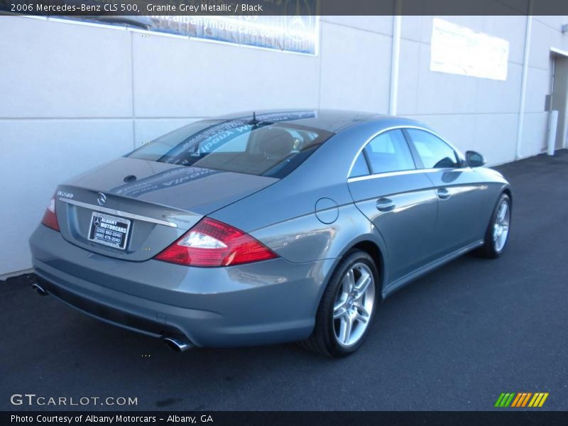 Granite Grey Metallic / Black 2006 Mercedes-Benz CLS 500