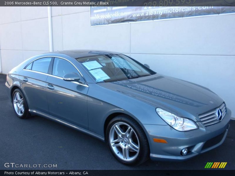 Granite Grey Metallic / Black 2006 Mercedes-Benz CLS 500