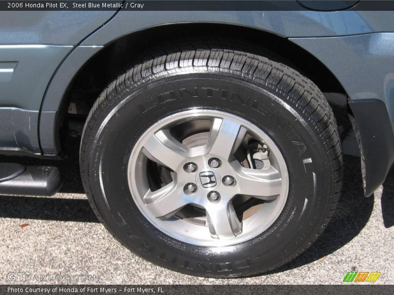 Steel Blue Metallic / Gray 2006 Honda Pilot EX