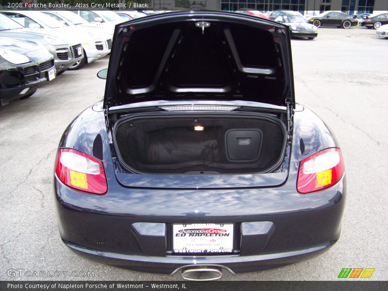 Atlas Grey Metallic / Black 2008 Porsche Boxster