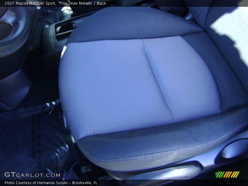 True Silver Metallic / Black 2007 Mazda MAZDA5 Sport