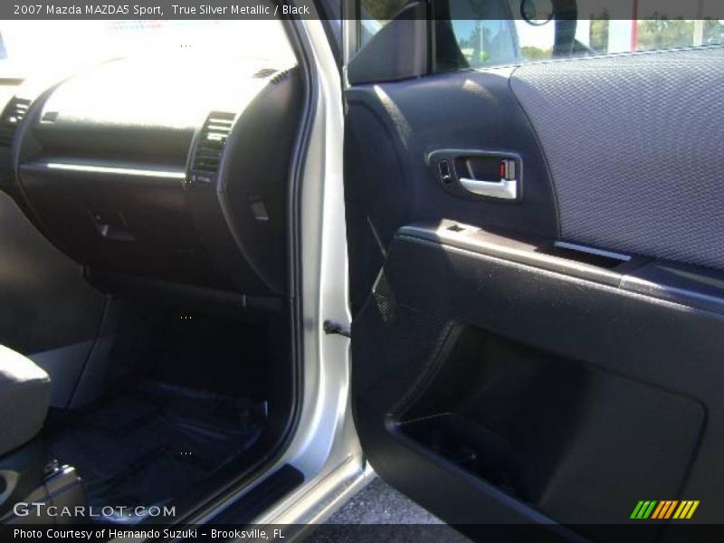 True Silver Metallic / Black 2007 Mazda MAZDA5 Sport