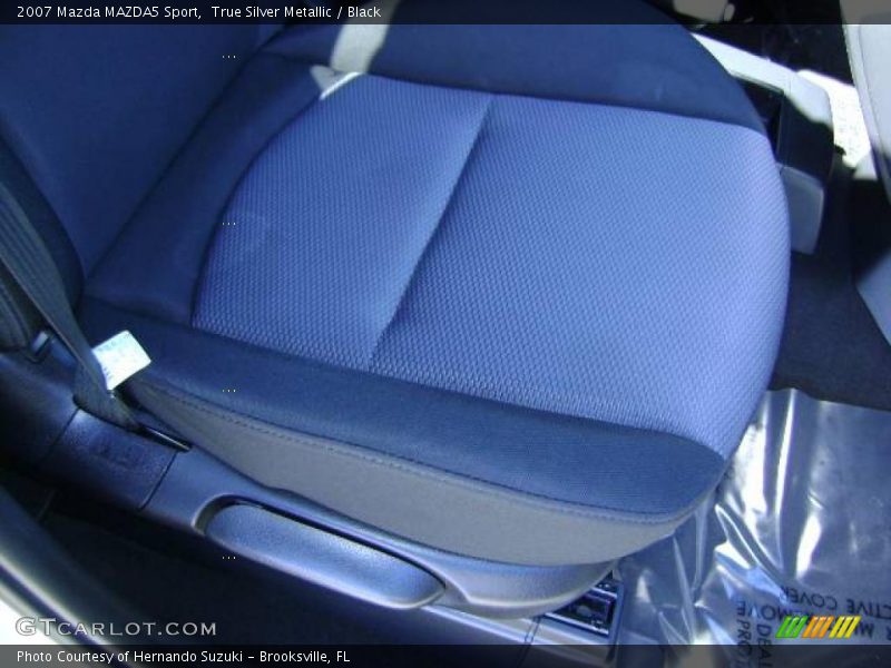 True Silver Metallic / Black 2007 Mazda MAZDA5 Sport