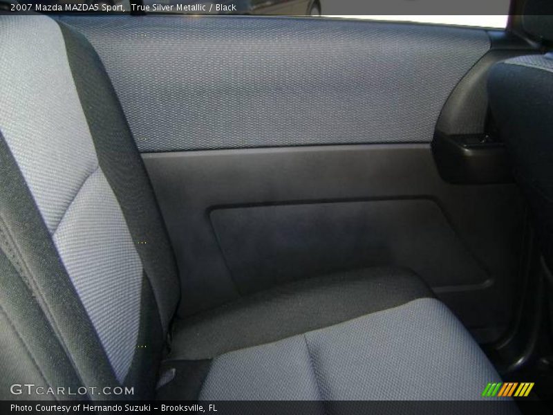 True Silver Metallic / Black 2007 Mazda MAZDA5 Sport