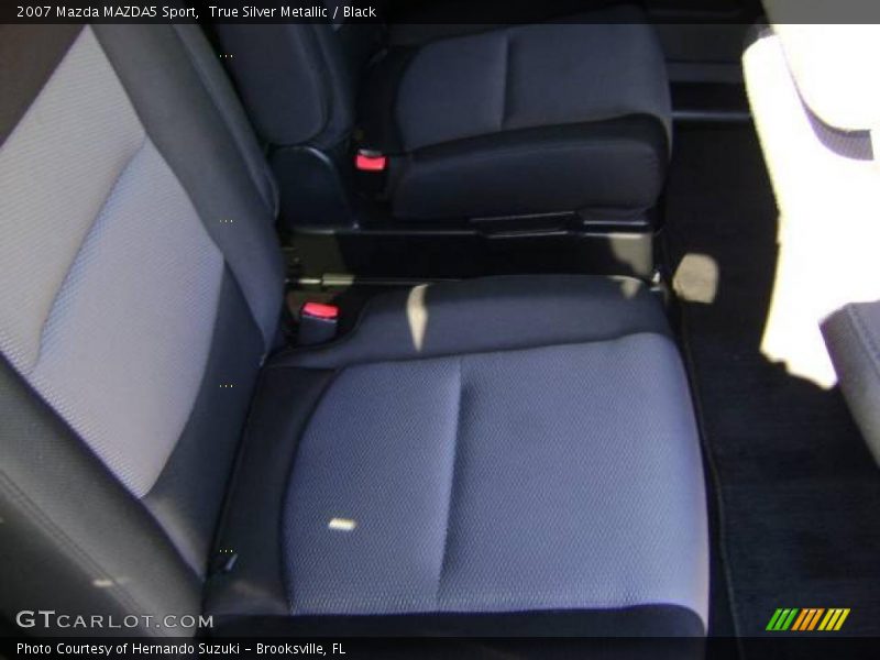 True Silver Metallic / Black 2007 Mazda MAZDA5 Sport