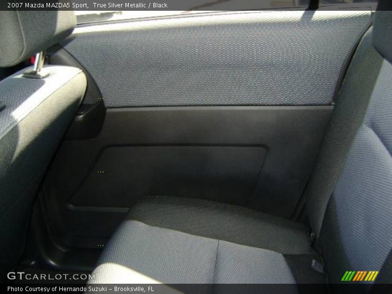 True Silver Metallic / Black 2007 Mazda MAZDA5 Sport