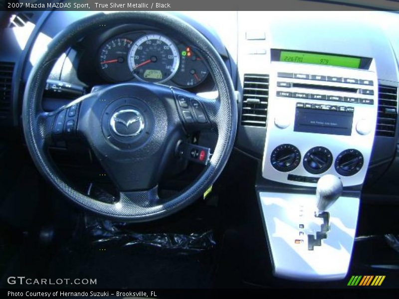 True Silver Metallic / Black 2007 Mazda MAZDA5 Sport