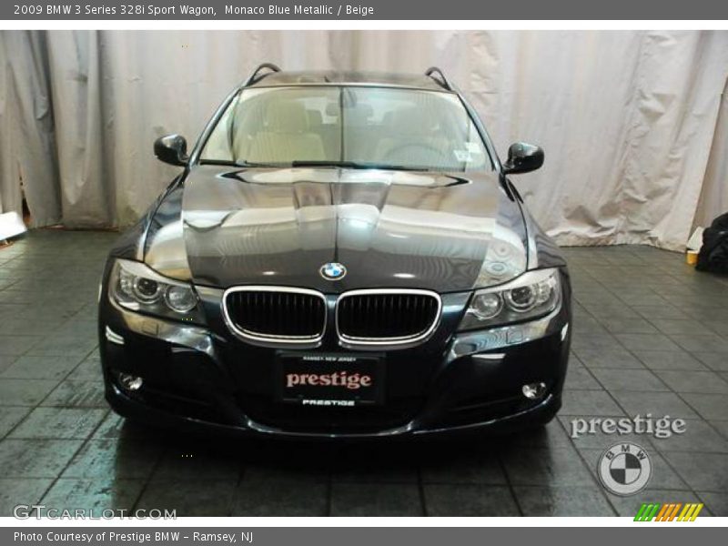 Monaco Blue Metallic / Beige 2009 BMW 3 Series 328i Sport Wagon