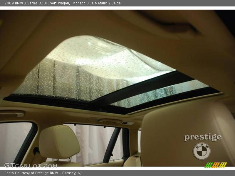 Monaco Blue Metallic / Beige 2009 BMW 3 Series 328i Sport Wagon