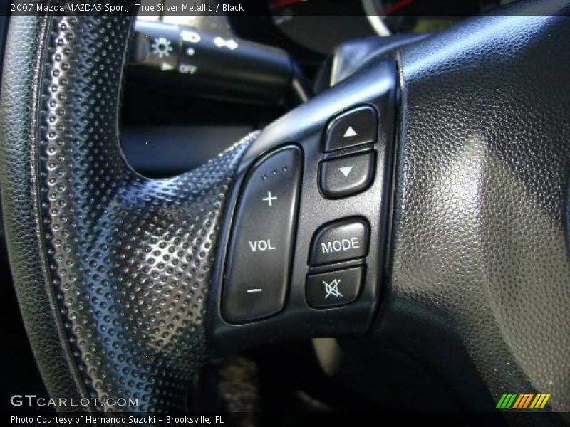 True Silver Metallic / Black 2007 Mazda MAZDA5 Sport