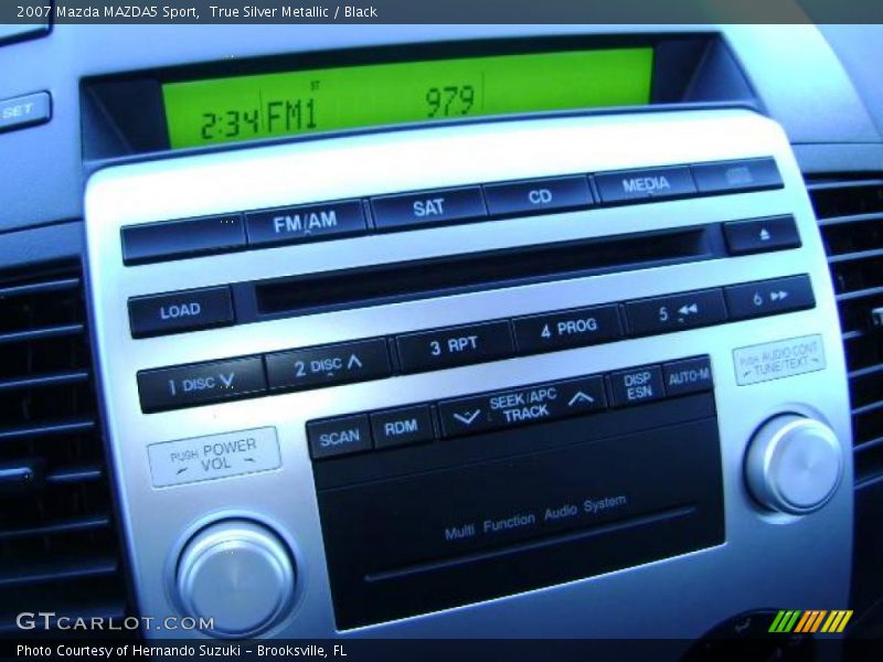 True Silver Metallic / Black 2007 Mazda MAZDA5 Sport