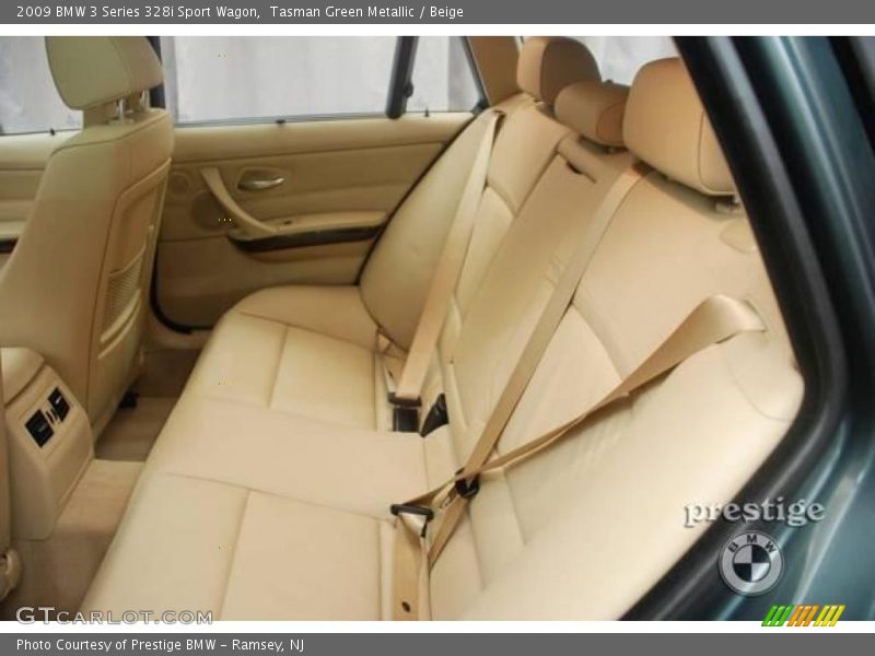 Tasman Green Metallic / Beige 2009 BMW 3 Series 328i Sport Wagon