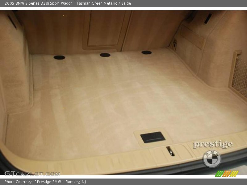 Tasman Green Metallic / Beige 2009 BMW 3 Series 328i Sport Wagon