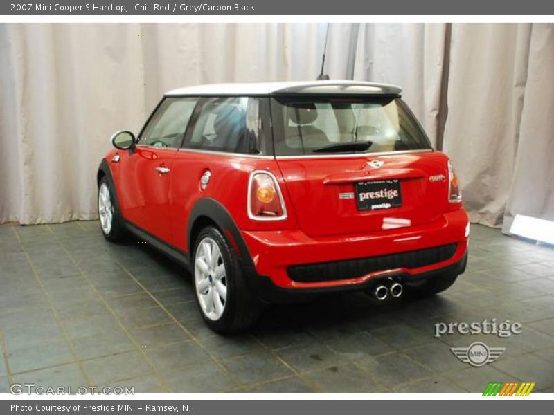 Chili Red / Grey/Carbon Black 2007 Mini Cooper S Hardtop