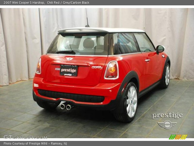 Chili Red / Grey/Carbon Black 2007 Mini Cooper S Hardtop