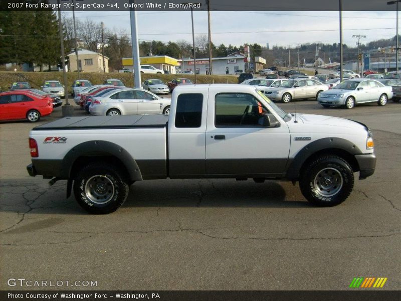 Oxford White / Ebony/Red 2007 Ford Ranger FX4 SuperCab 4x4
