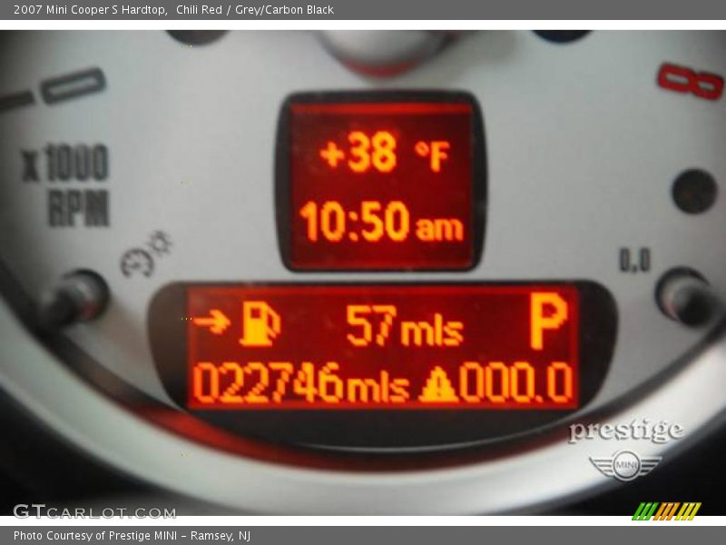 Chili Red / Grey/Carbon Black 2007 Mini Cooper S Hardtop