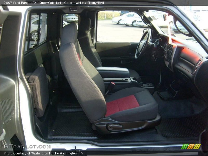 Oxford White / Ebony/Red 2007 Ford Ranger FX4 SuperCab 4x4