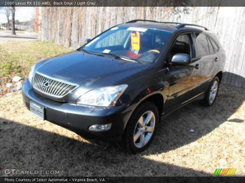 Black Onyx / Light Gray 2006 Lexus RX 330 AWD