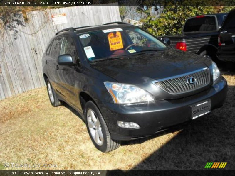 Black Onyx / Light Gray 2006 Lexus RX 330 AWD